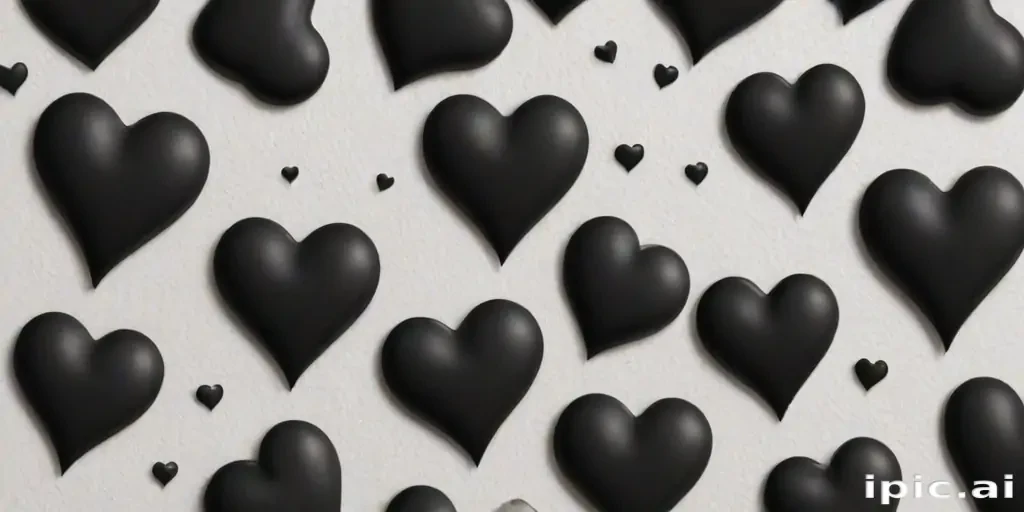black hearts png