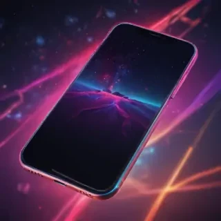 iphone neon wallpaper