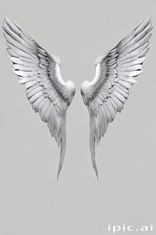 realistic angel wings png