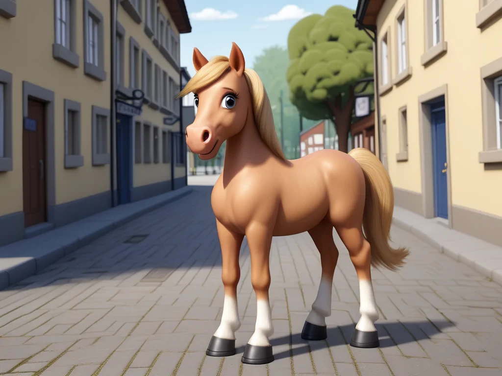 pictures of a cartoon horse