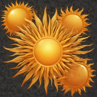 sun clipart transparent