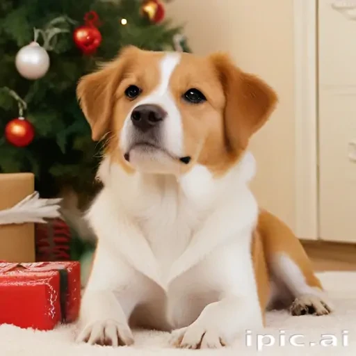 christmas wallpaper dog