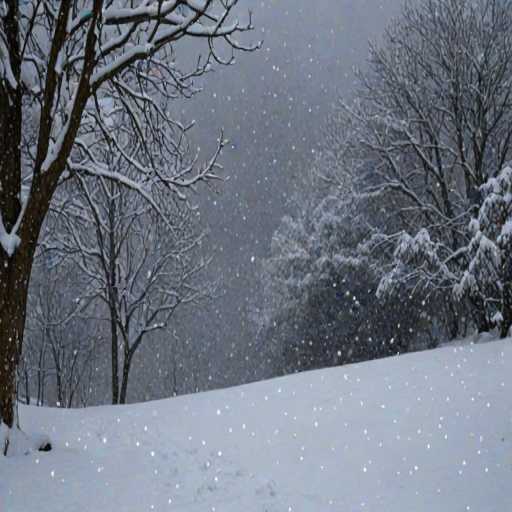 snow falling png