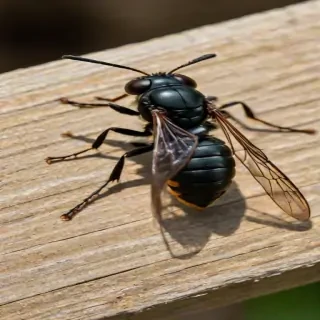 black wasp