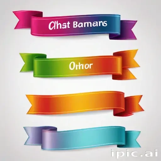 ribbon banners