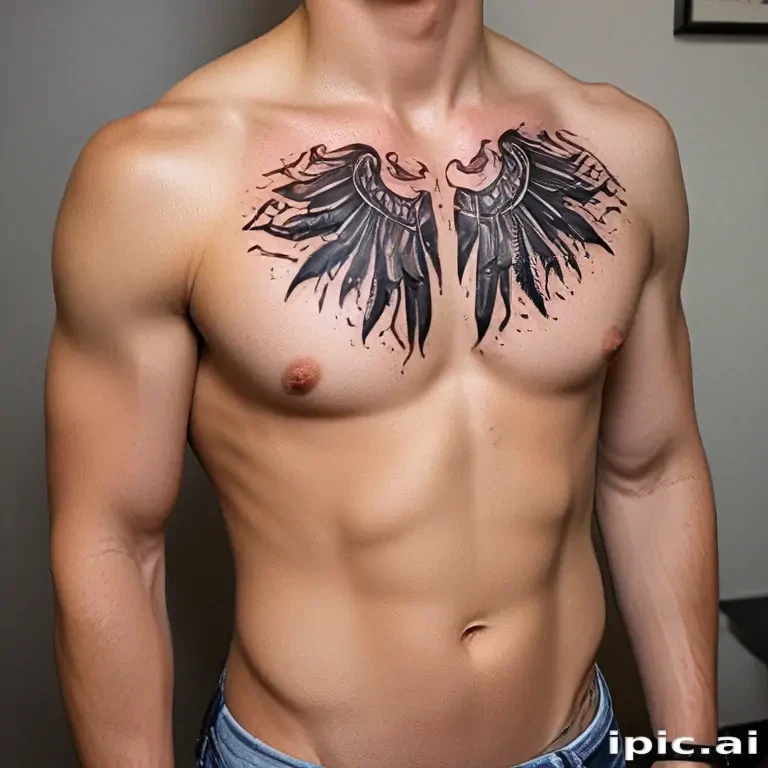 male rib tattoos