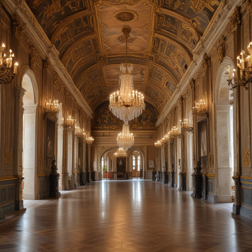 royal palace hallways