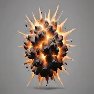 explosion transparent background