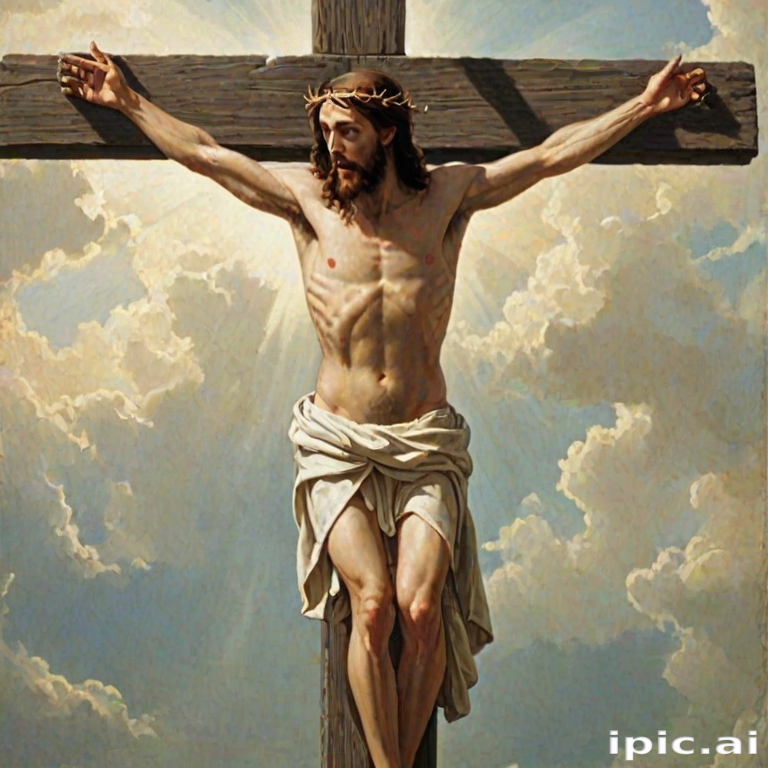 pictures of jesus on a cross