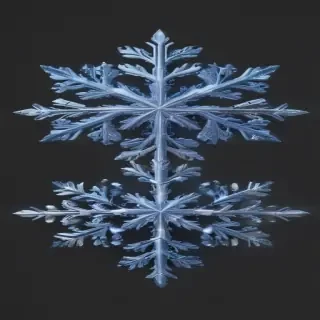 transparent background snowflake clipart