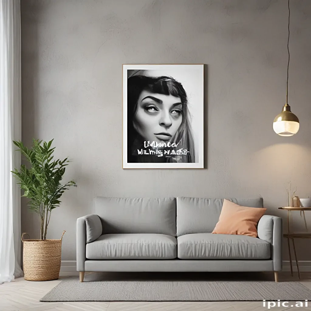 free wall art mockup