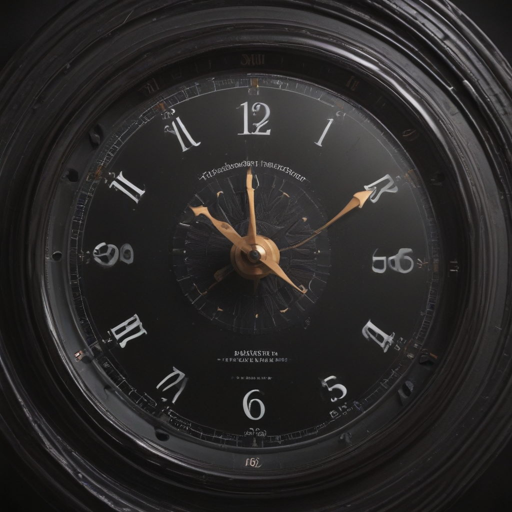 Elegant Vintage Wall Clock with Roman Numerals and Intricate Details