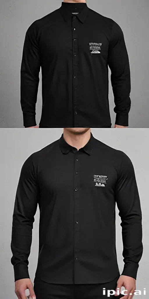 black shirt mockup