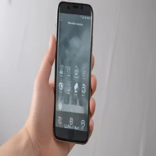 hold phone png