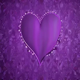 purple wallpaper heart
