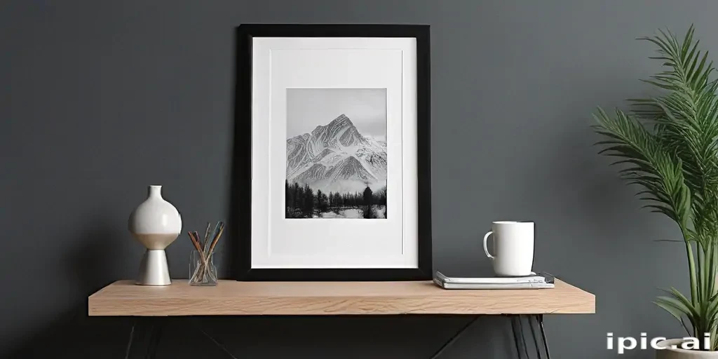 framed art mockup