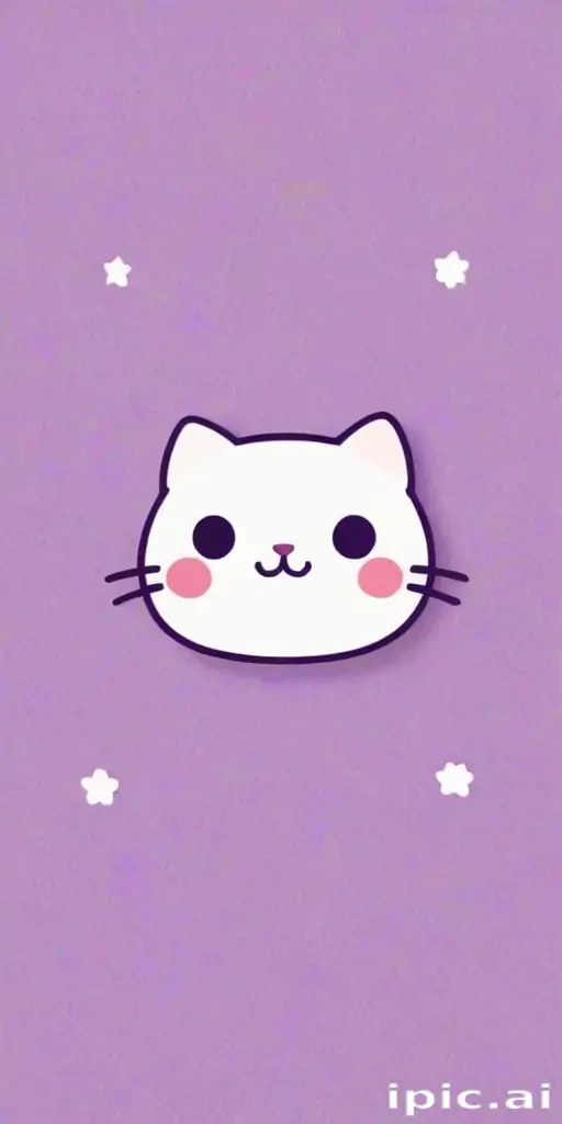 kawaii purple wallpaper