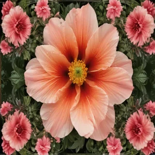 flower transparent border