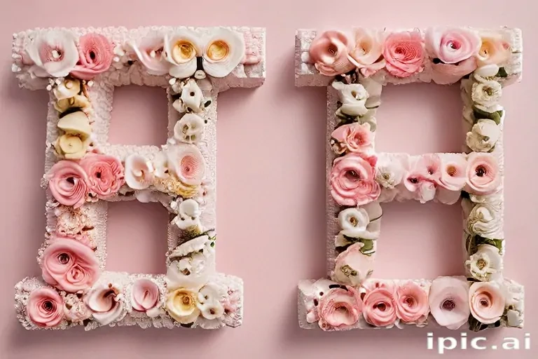 floral letters