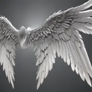 angel wings transparent background