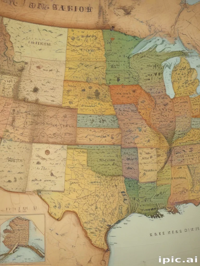 united states map with state names