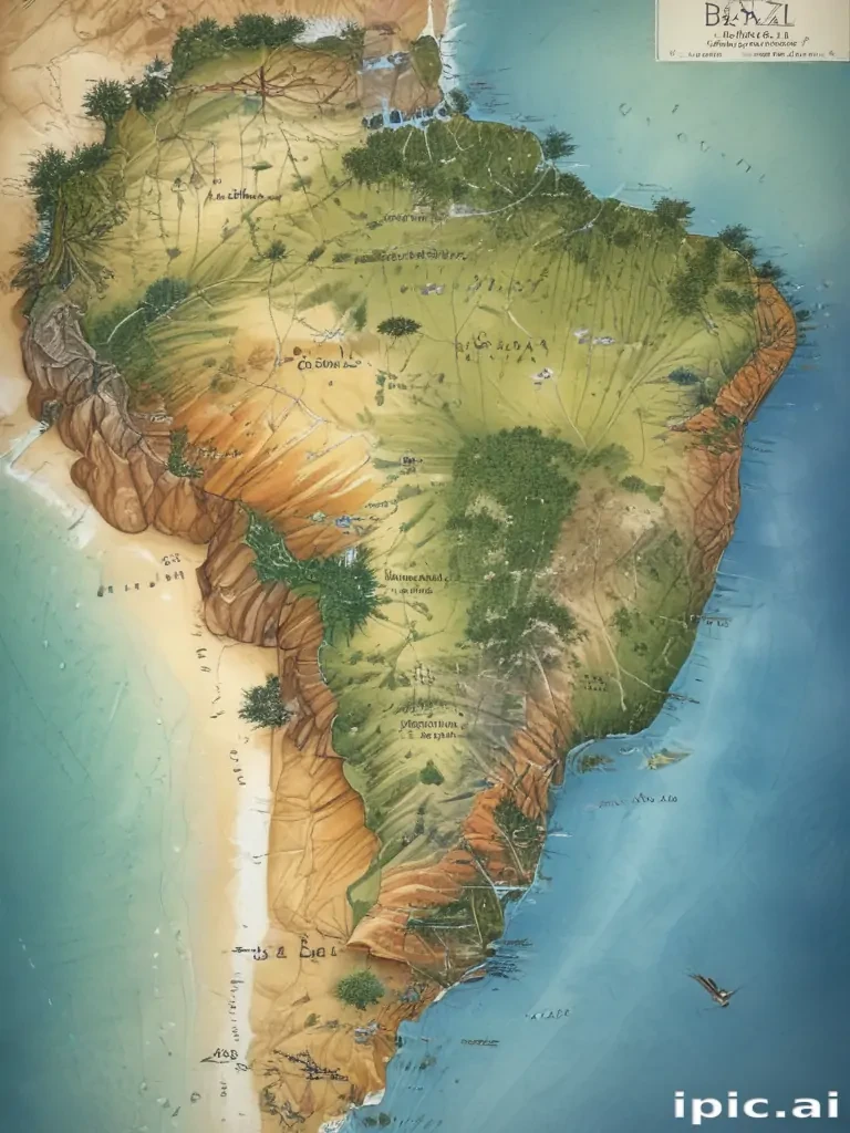 map of brazil