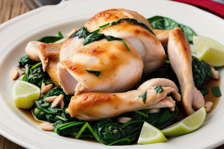 marry me chicken with spinach