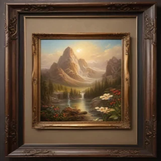 framed art mockup