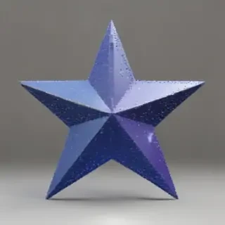 glitter star png