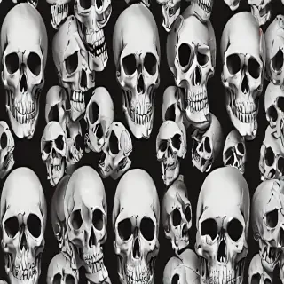 skull background
