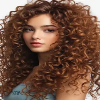 curly hair png