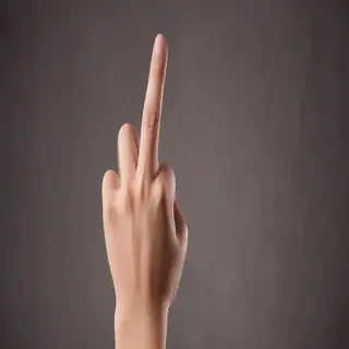 middle finger background