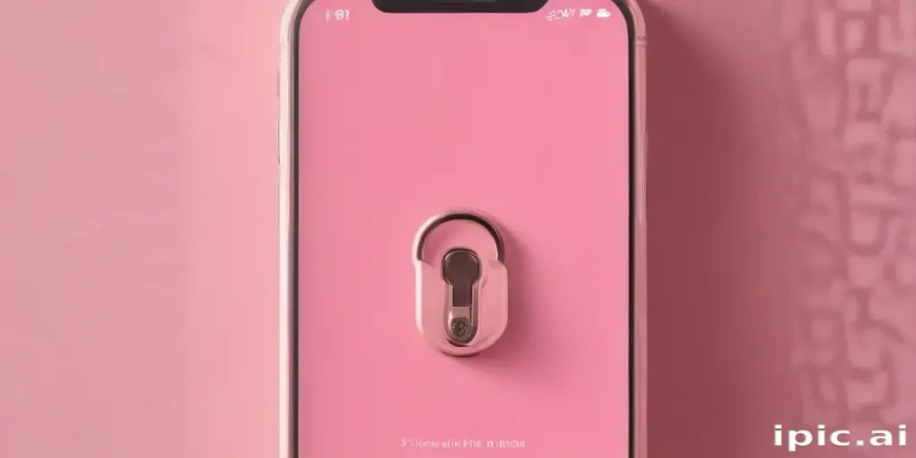 pink lock screen