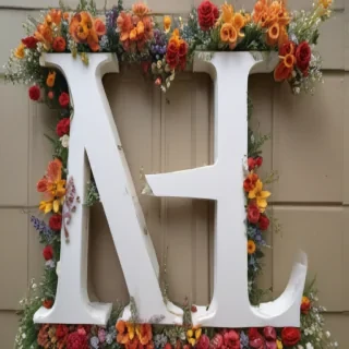 floral letters