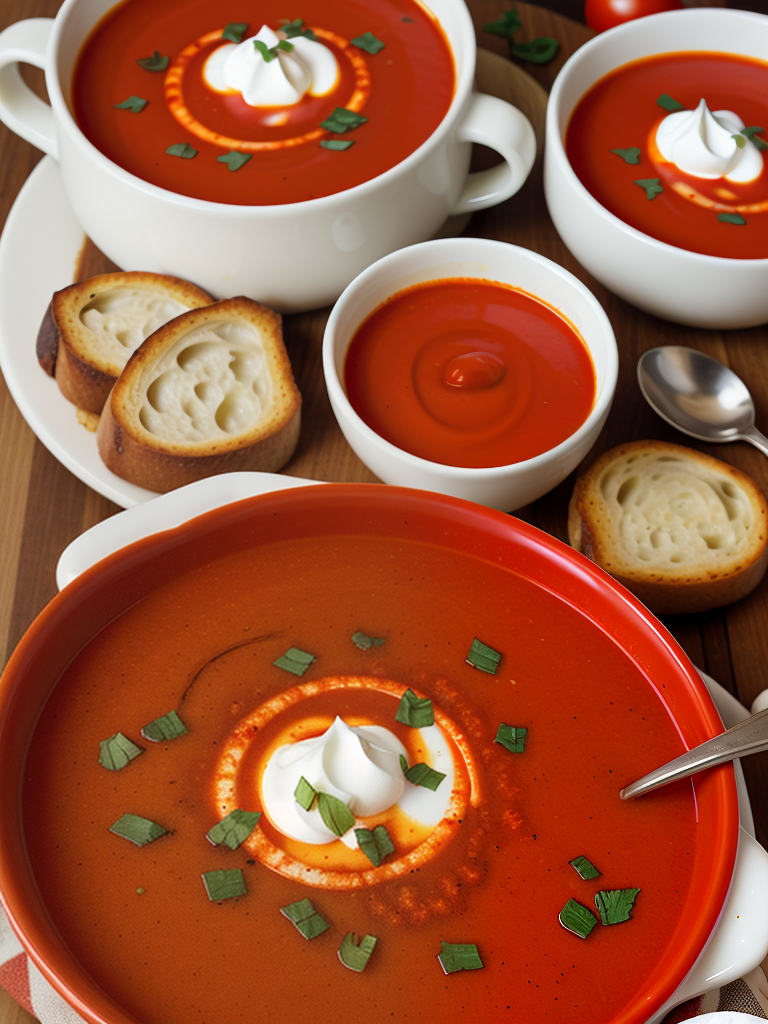 hearty fire roasted tomato soup