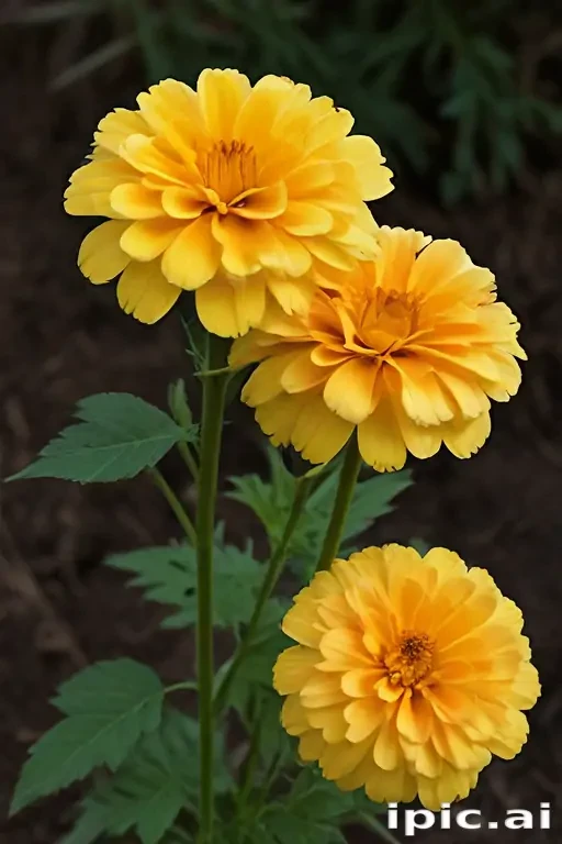 marigolds transparent