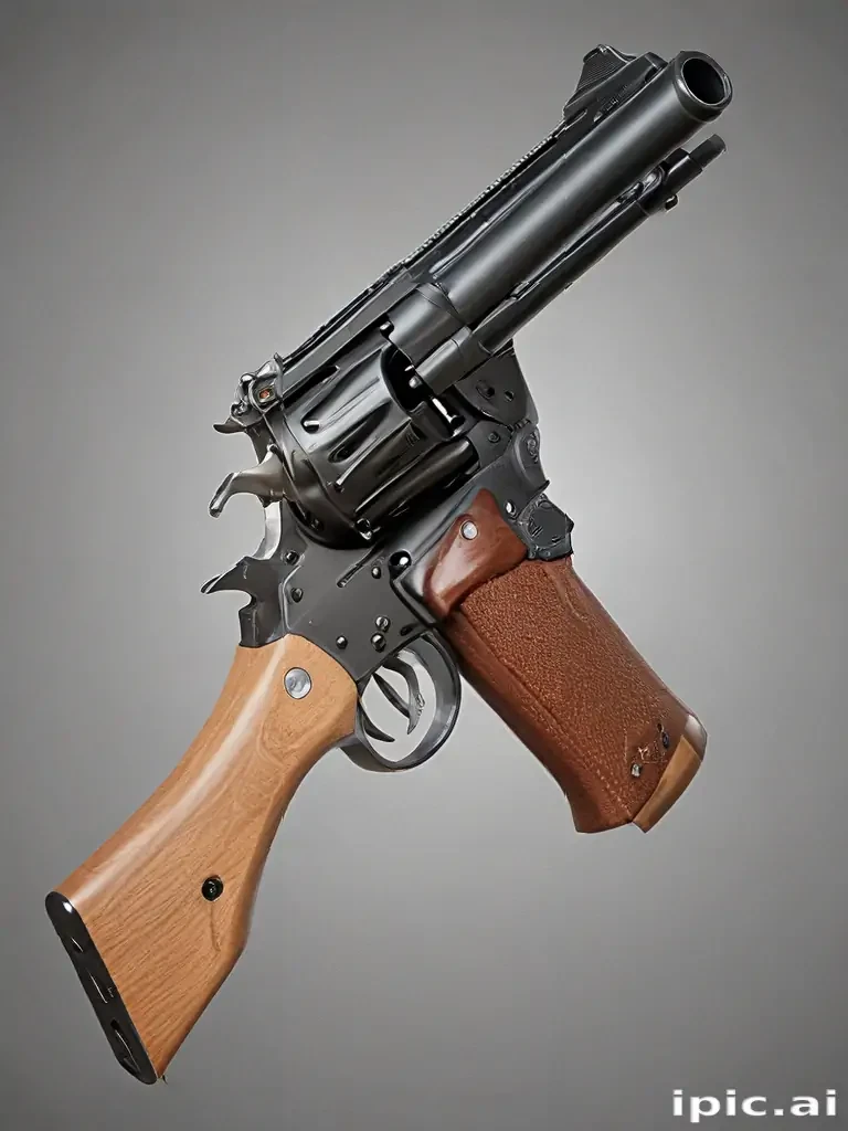gun no background