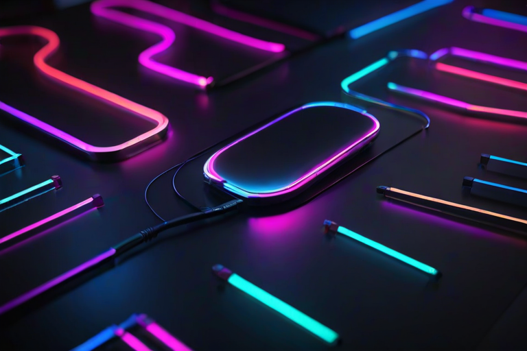 4k neon phone wallpaper