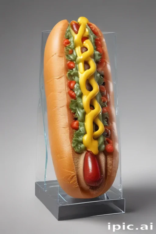 transparent hot dog