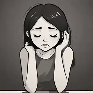 cartoon images of depression
