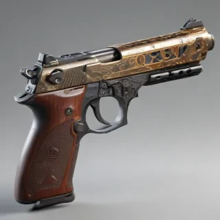 gun with no background