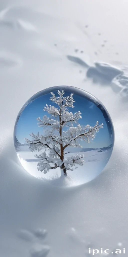 transparent snow