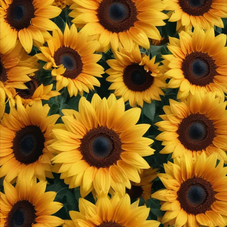 aesthetic sunflower background