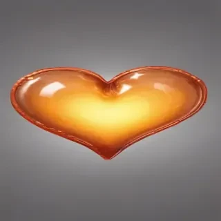 glow heart png