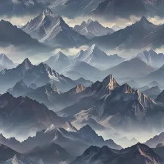 mountains transparent