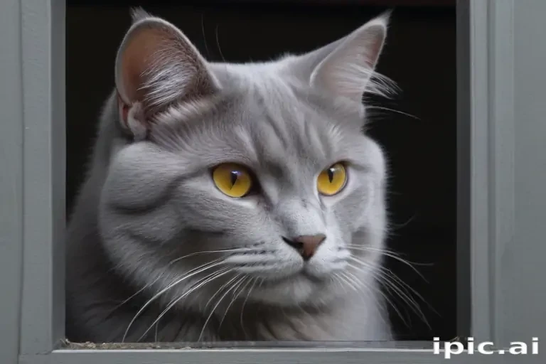grey cat