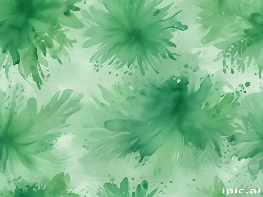 watercolor green background