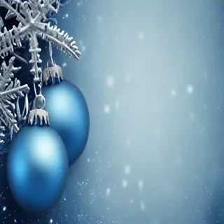 blue christmas bg
