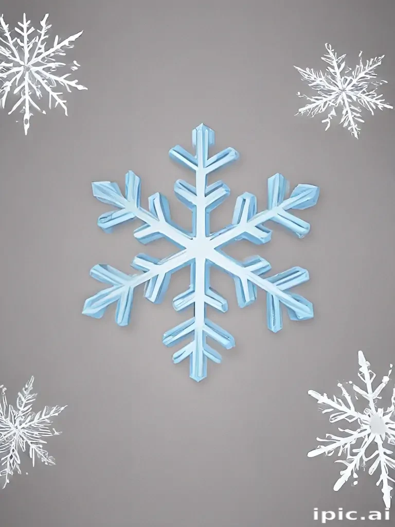 snowflake clipart transparent background