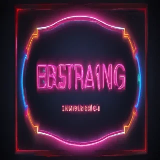 neon sign mockup